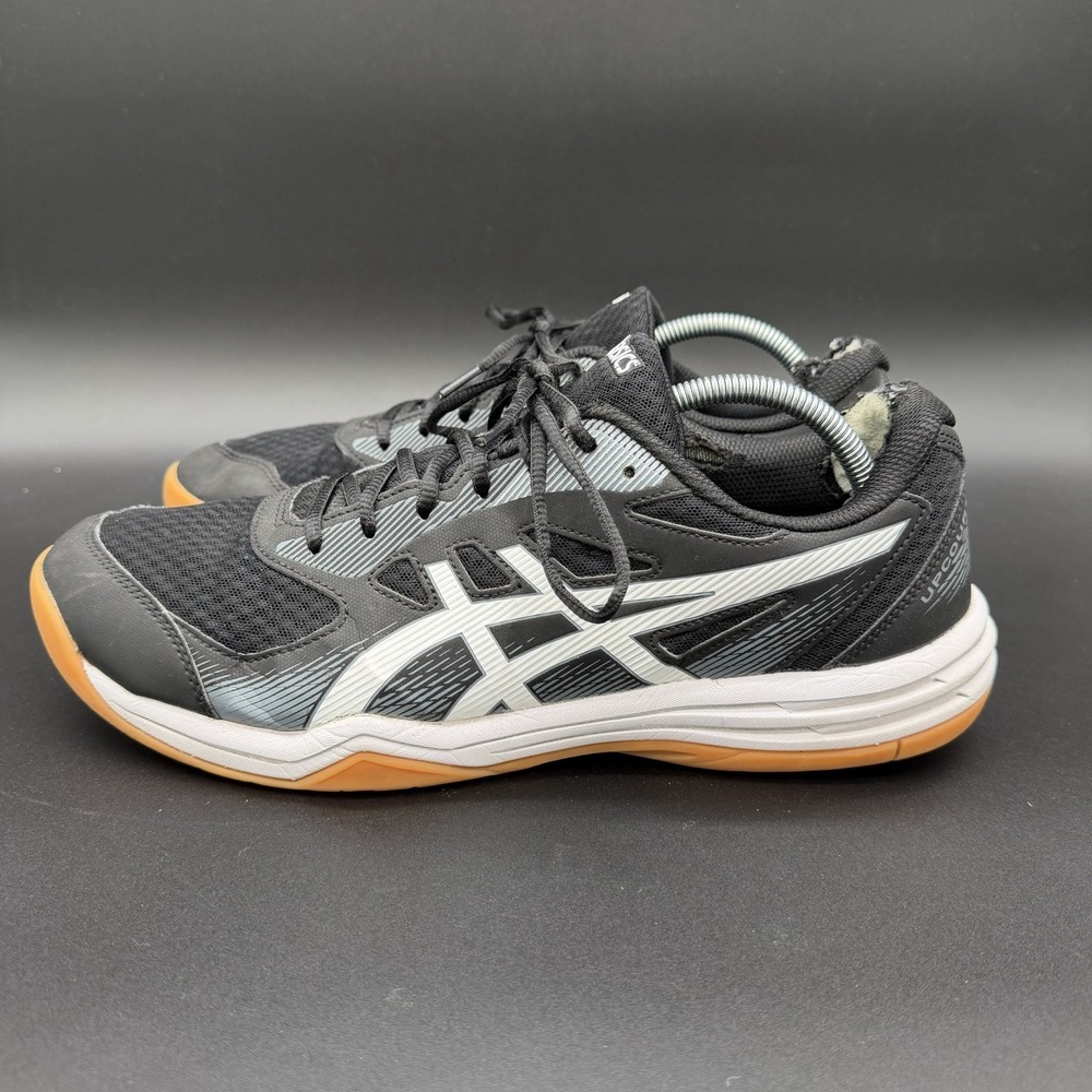 ASICS Upcourt 5 Men's Volleyball Shoes Black White Gum Sole Mens Size US 12